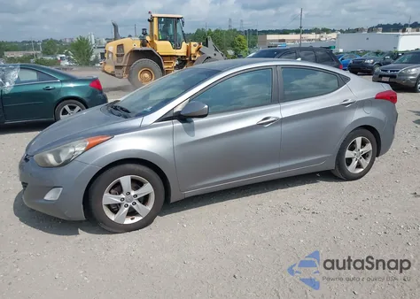 2013 Hyundai Elantra Gls из США, поврежденный, VIN KMHDH4AE1DU710322